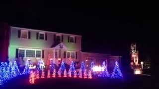 Trumbull CT Christmas Light Extravaganza [upl. by Finnegan]