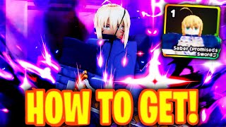 HOW TO GET SABER EVO SHOWCASE In ANIME LAST STAND Roblox [upl. by Tyra807]