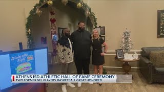 Athens ISDs Athletic Hall of Fame induction ceremony recognizes three former athletes [upl. by Ilegna]