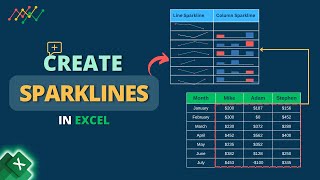 How to Create Sparklines in Excel [upl. by Natsirt81]