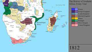 The History of Southern Africa Every Year [upl. by Porty]