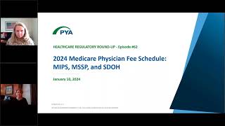 2024 Medicare Physician Fee Schedule MIPS MSSP and SDOH [upl. by Adnilav475]