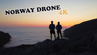 NORWAY landscapes 4K drone  timelapse with DRONE CRASHES 😲 [upl. by Irem465]