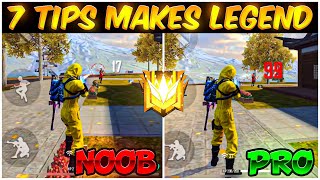 7 Tips To Improve🔥Your Gameplay In Free Fire  PRO Player कैसे बने [upl. by Werdma889]