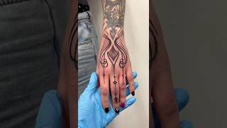 Hand tattoo process [upl. by Fairleigh]