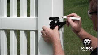 How to Install a Boerboel® HeavyDuty Gate Latch [upl. by Vaenfila]