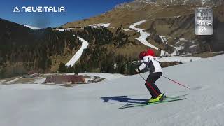 Neveitalia carving ski 20183 Pampeago Pista Agnello 01 [upl. by Latsyrhc297]