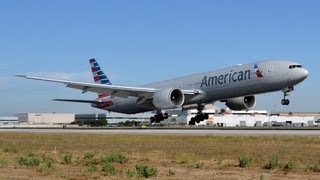 American Airlines Boeing 777323ER N722AN at LAX [upl. by Young]