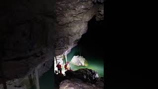 ABISSO di TREBICIANO 329 m sotto terra 🕳️ abisso trebiciano trieste nature speleologia shorts [upl. by Terrej]