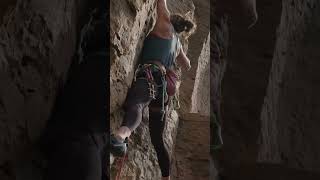 Follow for more rockclimbing Amity Warme takes a trad fall [upl. by Trinia]