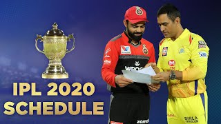 IPL 2020 Schedule All you need to know [upl. by Enaz]