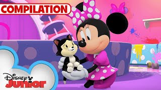 Minnies BowToons 🎀  NEW 15 Minute Compilation  Part 5  Party Palace Pals  disneyjr [upl. by Nyrad330]