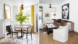 House Tour A Designers Stunning Toronto Home Makeover Part 1 [upl. by Ahcrop]