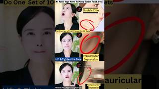 03 Facial Yoga Moves To Plump Sunken Facial Areas yoga wrinkles antiaging facialyoga shorts [upl. by Alegnasor]