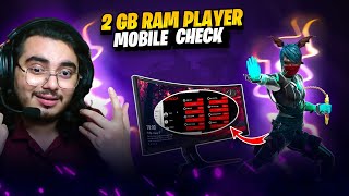 Faster 2 GB RAM Player 📈 Mobile Check📲 2 GB Player Log In iPhone 📵 To Join NG 🔥 Free Fire India [upl. by Aylad]