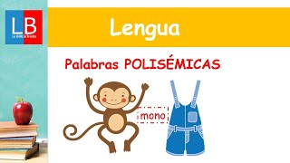 Palabras POLISÉMICAS para niños ✔👩‍🏫 PRIMARIA [upl. by Enylorac]