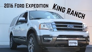 2016 Ford Expedition King Ranch Features and Highlights [upl. by Nwahsram611]