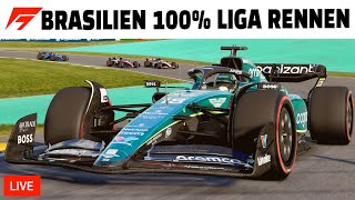 F1 23 SIM Online Liga 71 Runden beim Brasilien Grand Prix mit Sprint [upl. by Datnow]