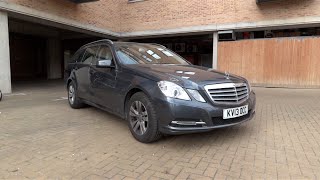 2013 MercedesBenz E 220 CDI Estate SE StartUp Full Vehicle Tour and Night StartUp [upl. by Eicyaj]