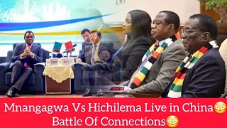 Mnangagwa Vs Hichilema Live In China😳 [upl. by Anitsirt935]