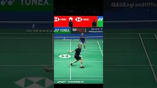 Trickshot in badmintonIndoor sportsShorts [upl. by Ingham370]