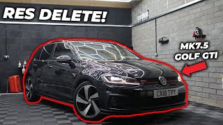 RES DELETE ON MY MK75 GOLF GTI [upl. by Nomyt457]