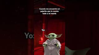 El es el traidor 😞 humor meme babyyoda [upl. by Colombi]