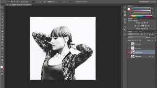 Tuto Photoshop CC  Effet texte sur photo ✓ [upl. by Rexanne567]