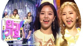 GWSN공원소녀  RUNPinky Star 인기가요 Inkigayo 20190317 [upl. by Yevol]