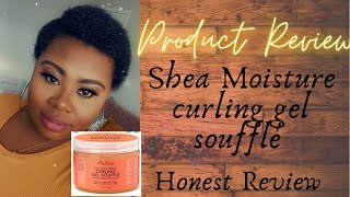 TWA Wash And Go  Shea Moisture Coconut amp Hibiscus Curling Gel Soufflé Review [upl. by Ackerley]