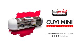 FB LIVESTREAMING How to use Cuyi Mini Cutter Plotter [upl. by Coulombe]