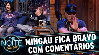 Mingau fica bravo com comentários do CPM 22  The Noite 110717 [upl. by Assilav]