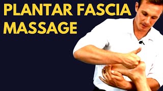 Plantar Fascia Deep Tissue Massage Techniques Hands on and IASTM [upl. by Raman621]