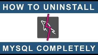 How To Uninstall MySQL Completely From Windows 10  11 MySQL server Workbench Shell [upl. by Fatimah772]