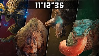 MH Wilds Beta  Hunting All four Monsters at Once [upl. by Ruperto]