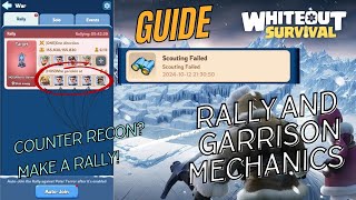 Rally and Garrison Mechanics  Whiteout Survival [upl. by Eecak748]