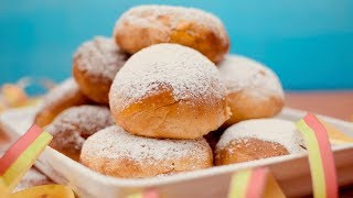 Original gefüllte Berliner Pfannkuchen Krapfen aus dem Philips Airfryer [upl. by Eibrik114]