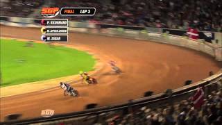 PK sends Horsens wild  Kjærgaard Danish FIM Speedway Grand Prix Final [upl. by Frechette]