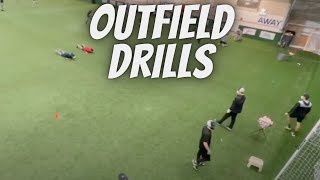 Antonelli Baseball Outfield Drills [upl. by Aikenahs863]