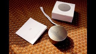 Xiaomi Mi Bluetooth Speaker Mini review with sound quality test best budget Bluetooth speaker [upl. by Lauder]