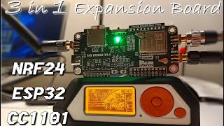 Flipper Zero 3in1 Expansion Board ESP32 CC1101 and NRF24 Modules Overview [upl. by Hgielrac627]