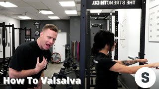 How to Valsalva for the Starting Strength Squat [upl. by Nahsar598]