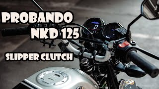 NKD 125 con Slipper Clutch Vs BMW 😱 Prueba Manejo [upl. by Enomahs]