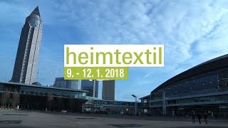 Heimtextil 2018 Messe Frankfurt [upl. by Emee]