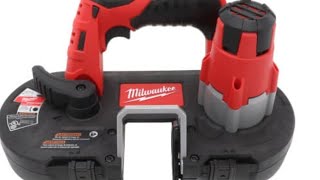 Milwaukee M12 portable band saw adjusting the blademodel 242920 [upl. by Anilrats501]