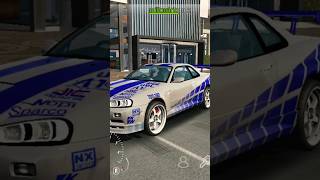 Plot realista do Nissan skyline GTR r34 do Brayan do velozes e furiosos recommended gaming fy [upl. by Loise96]