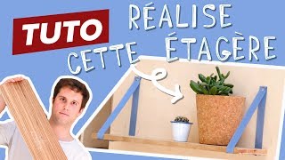 TUTO  On fabrique une étagère écolo en 6 étapes [upl. by Eruot]