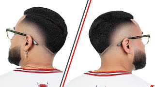 FLAWLESS VSHAPED DROP FADE HAIRCUT TUTORIAL [upl. by Akela919]