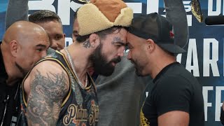 BKFC 56 FaceOffs Mike Perry vs Eddie Alvarez [upl. by Hammel]