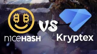 NiceHash Miner VS Kryptex [upl. by Ardeed]